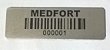 Comprar Etiquetas Patrimonio em Aluminio com codigo de barras frete gratis - Imagem 3