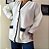 Cardigan Branco com Azul Marinho TAM G - Imagem 4