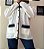 Cardigan Branco com Azul Marinho TAM G - Imagem 5