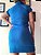 Vestido em Tricô Azul marca Marisa - TAM - M - Imagem 6