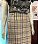 Saia Xadrez Burberry Bege - TAM - M - Imagem 2