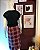 Saia Xadrez Burberry Vinho - TAM - M - Imagem 4
