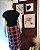 Saia Xadrez Burberry Vinho - TAM - M - Imagem 6