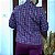 Blazer  Xadrez Lilas 42 - Imagem 7