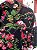 Camisa Estampada Florida Rosa e Preto TAM G - Imagem 6