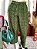 Calça Verde Estampada com Ziper 38 - Imagem 1