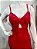 Vestido de Festa Vermelho - TAM . Único - OUTLET - Imagem 2