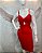 Vestido de Festa Vermelho - TAM . Único - OUTLET - Imagem 3