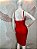 Vestido de Festa Vermelho - TAM . Único - OUTLET - Imagem 5