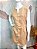 Vestido Tubinho em Suede Bege - TAM. G - Imagem 2