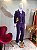 Conjunto Terno Alfaiataria Roxo Feminino TAM M - Imagem 2