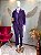 Conjunto Terno Alfaiataria Roxo Feminino TAM M - Imagem 3