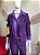 Conjunto Terno Alfaiataria Roxo Feminino TAM M - Imagem 4