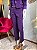 Conjunto Terno Alfaiataria Roxo Feminino TAM M - Imagem 6