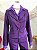 Conjunto Terno Alfaiataria Roxo Feminino TAM M - Imagem 11