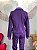 Conjunto Terno Alfaiataria Roxo Feminino TAM M - Imagem 13
