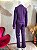 Conjunto Terno Alfaiataria Roxo Feminino TAM M - Imagem 14