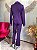 Conjunto Terno Alfaiataria Roxo Feminino TAM M - Imagem 15