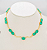 Choker Canutilhos com Pedras Ovais Fusion Verde - Imagem 1