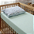 Jogo Lençol verde + Fronha Azul para berço Malha Estampado Teka Baby 2 Peças - Imagem 1