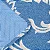 Colcha Bouti Queen Niazitex Estilo Barroco Azul + 2 Porta Travesseiros - 3 peças - Imagem 5