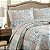 Colcha Bouti Queen NC Home Azul Vintage + 2 Porta Travesseiros - 3 peças - Imagem 3