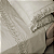 Jogo de Cama Rendado Casal Percal Soft 300 Manteiga - 4 peças - Imagem 1