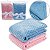 Manta Cobertor Amor Bebê Microfibra Sherpa Soft Rosa e Azul - Imagem 1