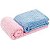 Manta Cobertor Amor Bebê Microfibra Sherpa Soft Rosa e Azul - Imagem 2