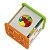 Brinquedo Cubo Didático Formas Letras e Números Colorido Infantil em Madeira MDF - Imagem 6