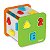 Brinquedo Cubo Didático Formas Letras e Números Colorido Infantil em Madeira MDF - Imagem 5