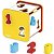 Brinquedo Cubo Didático Encaixe Números Colorido Infantil em Madeira MDF - Imagem 2