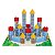 Blocos de Montar Castelo do Príncipe Brinquedo Infantil 54 Peças em Madeira MDF - Imagem 2