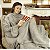 Cobertor TV com Mangas Prime Solteiro Xadrez Rosa Luxo - Imagem 5