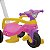 Motoca Infantil Triciclo Encantado Rosa com Empurrador e Proteção Pais e Filhos - Imagem 2