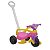 Motoca Infantil Triciclo Encantado Rosa com Empurrador e Proteção Pais e Filhos - Imagem 1