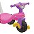 Motoca Infantil Triciclo Encantado Rosa com Empurrador Pais e Filhos - Imagem 2