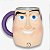 Caneca de Resina e Alumínio 3D Buzz  Lightyear Toy Story 250 ml na Caixa - Imagem 2
