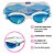 Óculos de Mergulho Natação Piscina com protetores de ouvido e Estojo Azul e Rosa - Imagem 6