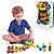 Blocos de Montar Infantil 84 peças Super Blocos Brinquedo Educativo Paki Toys - Imagem 2