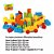 Blocos de Montar Infantil 84 peças Super Blocos Brinquedo Educativo Paki Toys - Imagem 6