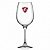 Taça de Vinho do Fluminense Grande Drinks Barone 490ml em Vidro Cristal na Caixa - Imagem 2