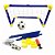 Jogo 2 Golzinhos de Futebol Trave Montável com Bola e Bomba de Ar 2 em 1 Pais e Filhos - Imagem 4