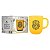 Presente Harry Potter Caneca de Vidro 300ml casa Lufa-Lufa - Imagem 1