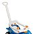 Carrinho de Passeio Infantil Quadriciclo Azul com Proteção e Empurrador até 25 KG - Imagem 3