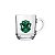 Caneca Harry Potter Sonserina Vidro Transparente 300ml Brasão - Imagem 2