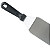 Espátula Curva Profissional Inox Grande Chapeiro Lanches 29,5 x 12cm Weck - Imagem 3