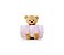 Manta Bebê Rosa Urso Teddy de pelúcia - Imagem 1