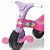 Motoca Infantil Triciclo Rosa com Empurrador Menina - Imagem 2