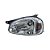 Farol Corsa Carcaça Preta Moldura Cromada 2000/2010 ARTEB - Imagem 3